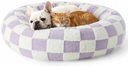 Cloud K-9 Washable Bed for Dogs and cats – Soft, Cozy, and Comforting Donut Design