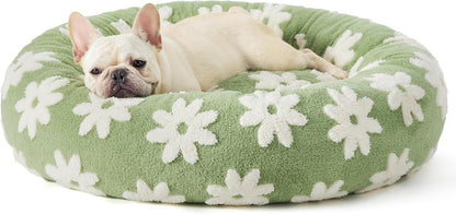 Cloud K-9 Washable Bed for Dogs and cats – Soft, Cozy, and Comforting Donut Design